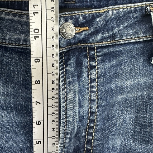 Silver Jeans Co Eddie Mens 40x30 Blue Athletic Fit Tapered - Picture 4 of 12